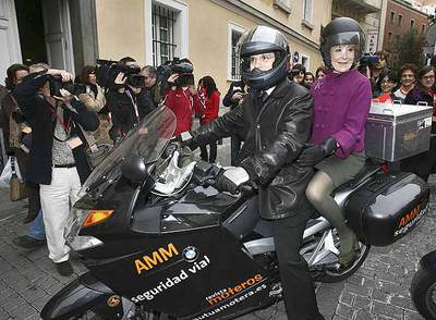 La presidenta motorizada