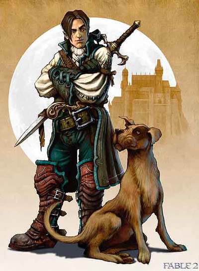 Una imagen del videojuego  Fable II. 