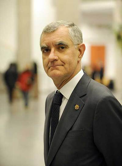 Manuel López Pardiñas, decano del Colegio de Notarios.