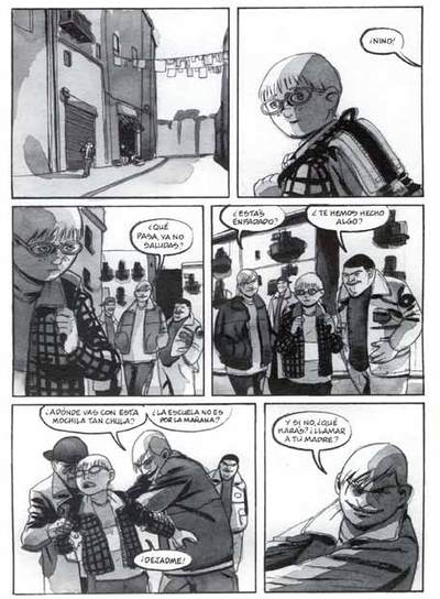 Nino, personaje de  Brancaccio,  el cómic de Giovanni di Gregorio y Claudio Stassi.