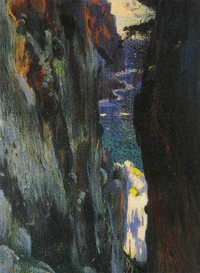  L'abim , una de las obras cumbre de Joaquim Mir.