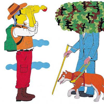  Explorador  (2002) y  El ciego  (1999), de García Revuelta.