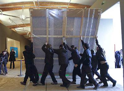 Los monumentales paneles de Sorolla ya están en el MNAC