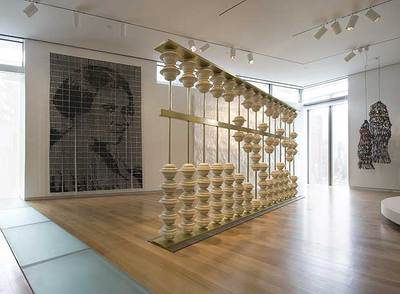 Interior del Museo de las Artes y Diseño de Nueva York, en el edificio Lollipop.