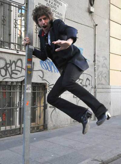 Adán Jodorovsky, cantante del grupo Adanovsky.