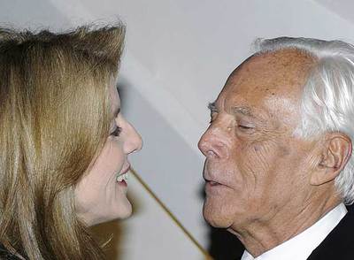 Cita de famosos en la nueva tienda de Armani