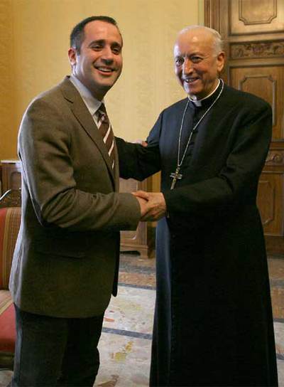 García-Gasco recibe al líder del PSPV