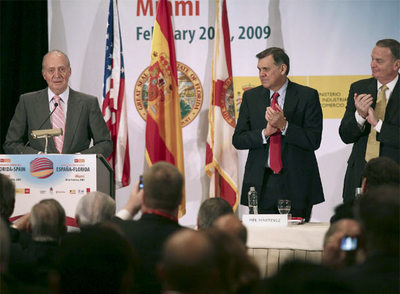 El Rey, en el pabellón del vino español, en un festival de Comida y Vinos de Miami.