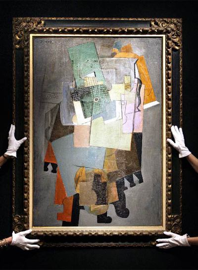  Instrumentos de música sobre una mesa,  de Picasso.