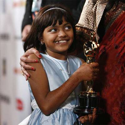 Rubina Ali, una de las actrices de  Slumdog millionaire. 