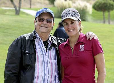 Joan Martí Aragonés y su hija Paula, en octubre de 2008.