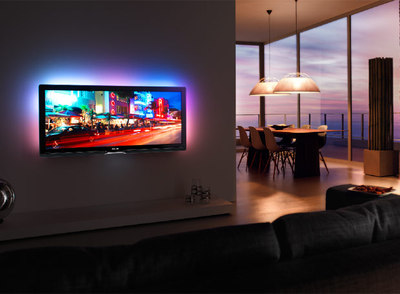 Una pantalla de cine en casa