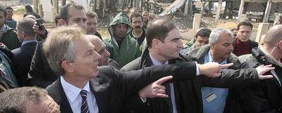 BLAIR VISITA GAZA POR PRIMERA VEZ