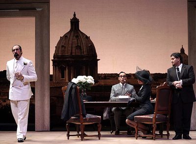 Ensayo de la ópera  Don Pasquale. 