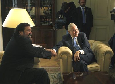 Caamaño elude hablar de la huelga