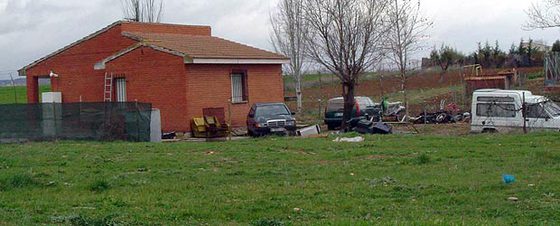 Casa  a las afueras de Fresno de Torote donde estuvo secuestrado durante 13 días un ciudadano marroquí.
