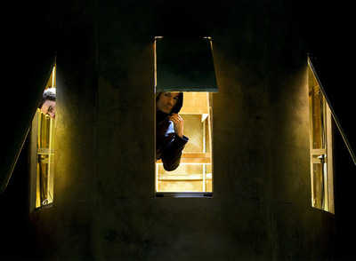 Escena de la obra  Medida por medida , de William Shakespeare.