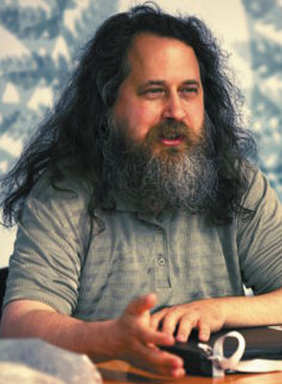 Richard Stallman, padre del  software  libre y del  copyleft, 