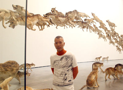 Los lobos de Cai Guo-Qiang toman el Guggenheim