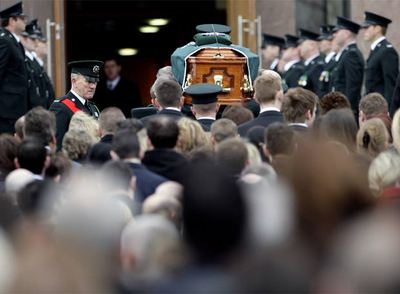 ÚLTIMO ADIÓS AL POLICÍA ASESINADO