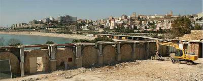 El Fortí de la Reina recupera su aspecto frente a la playa de Tarragona