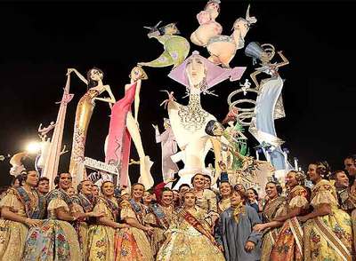 La falla más cara gana por sexto año consecutivo