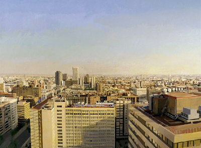 El cuadro  Vista de Madrid desde Capitán Haya , de Antonio López.