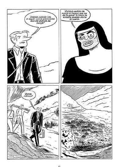 Viñetas de  Buñuel en el laberinto de las tortugas , de Fermín Solís.