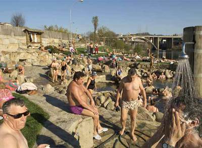 Ourense, con 28 grados, alcanza la temperatura más alta de Europa