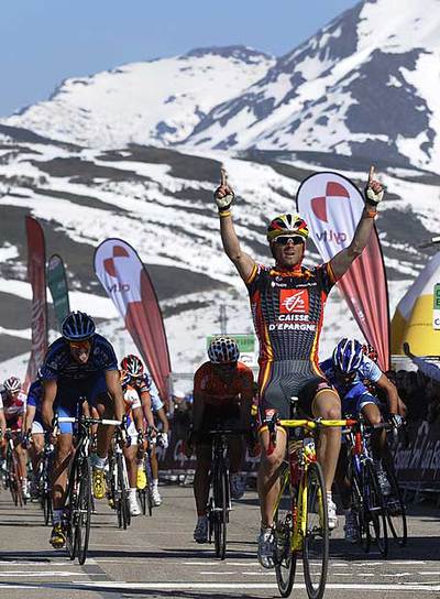 Primera victoria del año para Valverde