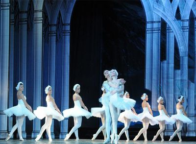 El lago de los cisnes,  representado por el Rousse State Ballet.