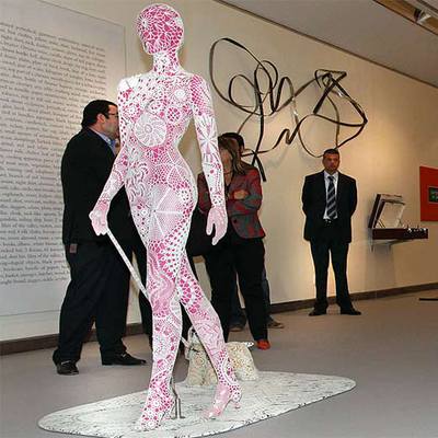 Una de las obras de la exposición  La vida privada .