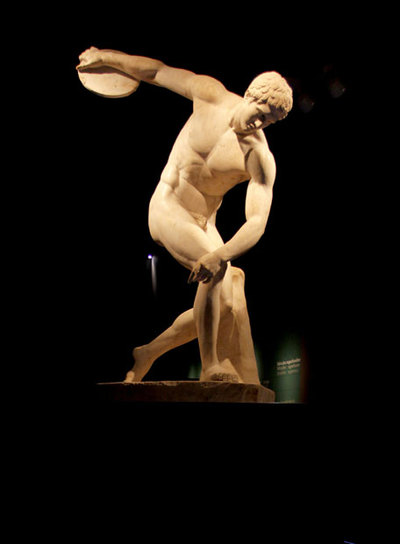 El  Discóbolo de Mirón, en la imagen, se puede ver desde hoy en el Museo Arqueológico de Alicante.