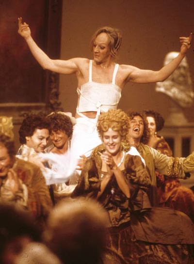 Donald Sutherland, en  Casanova,  de Fellini.