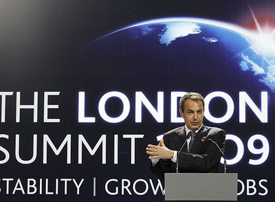Rodríguez Zapatero expone su valoración de los acuerdos tras la cumbre del G-20 en Londres.