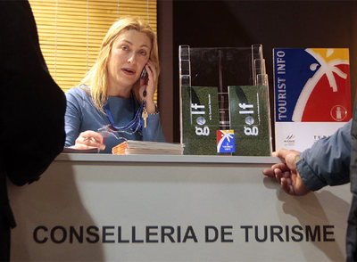 La Consejería de Turismo ha reducido su presencia expositiva a un mostrador de información en el recinto de turismo interior.