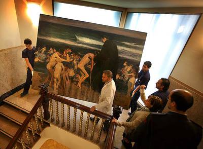 SOROLLA VIAJA AL PRADO