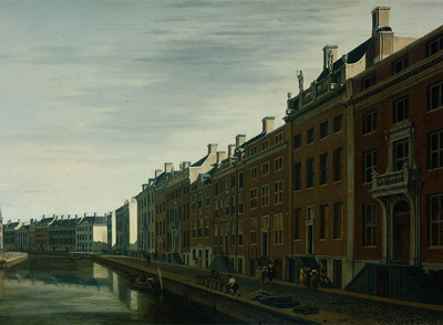  Recodo del Herengracht,  de Gerrit Adriaensz Berckheyde, que JP Morgan reclama al museo holandés.