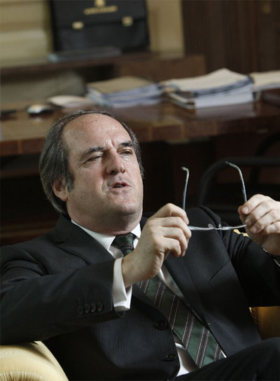 Ángel Gabilondo, el pasado viernes en el Ministerio de Educación en Madrid.