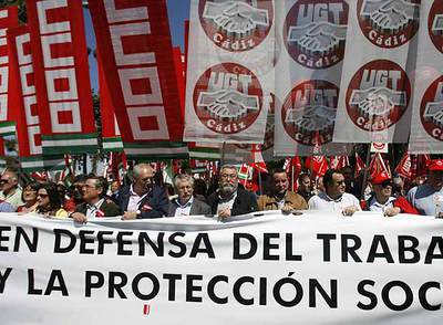 UGT y CC OO, contra la destrucción de empleo