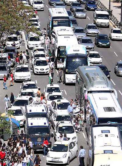 LOS TAXISTAS SE MOVILIZAN