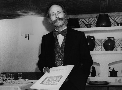 Ramón Cabau, en su restaurante Agut d'Avinyó.