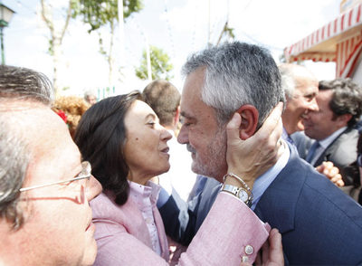 El presidente y su flamante consejera coinciden en  la Feria