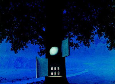  La voix du sang , de René Magritte, lienzo de 1961.