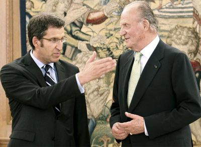 El Rey promete a Feijóo "ayuda especial" para el Xacobeo 2010