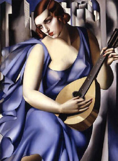  La música   (1929), de Tamara de Lempicka. 
