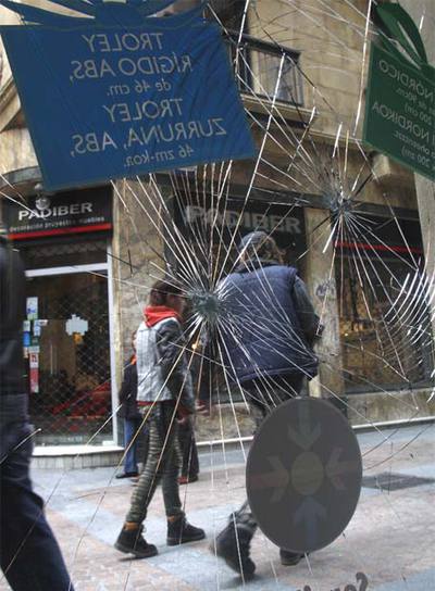 VIOLENCIA CALLEJERA EN BILBAO