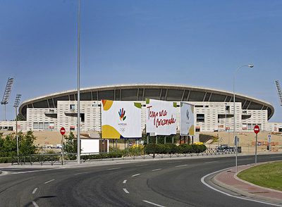 Estadio olímpico de La Peineta, en el distrito de San Blas.