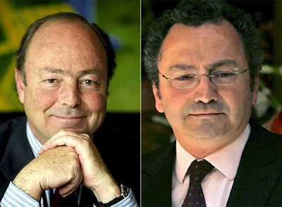 Javier Díez de Polanco (izquierda) y Manuel Polanco.