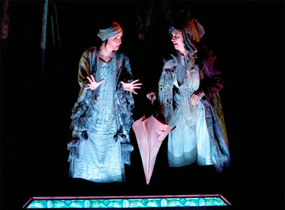 Una escena del auto  Ligazón , del  Retablo de la avaricia, la lujuria y la muerte , de Valle-Inclán.